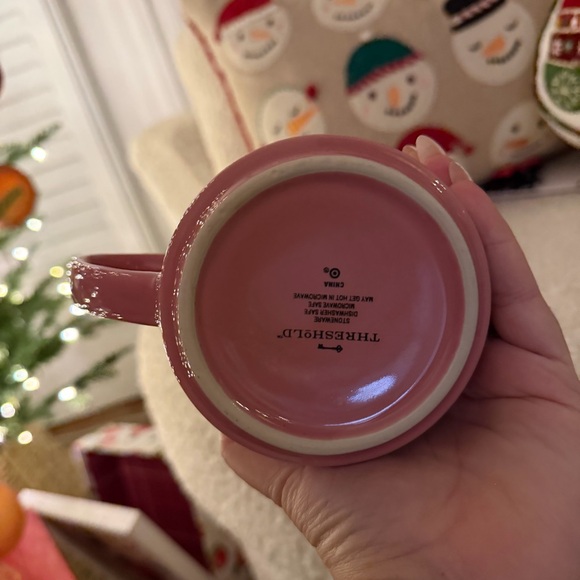 Threshold French Bulldog Love Ceramic Pink Coffee Mug W/ Dog & Red Heart - Picture 5 of 5